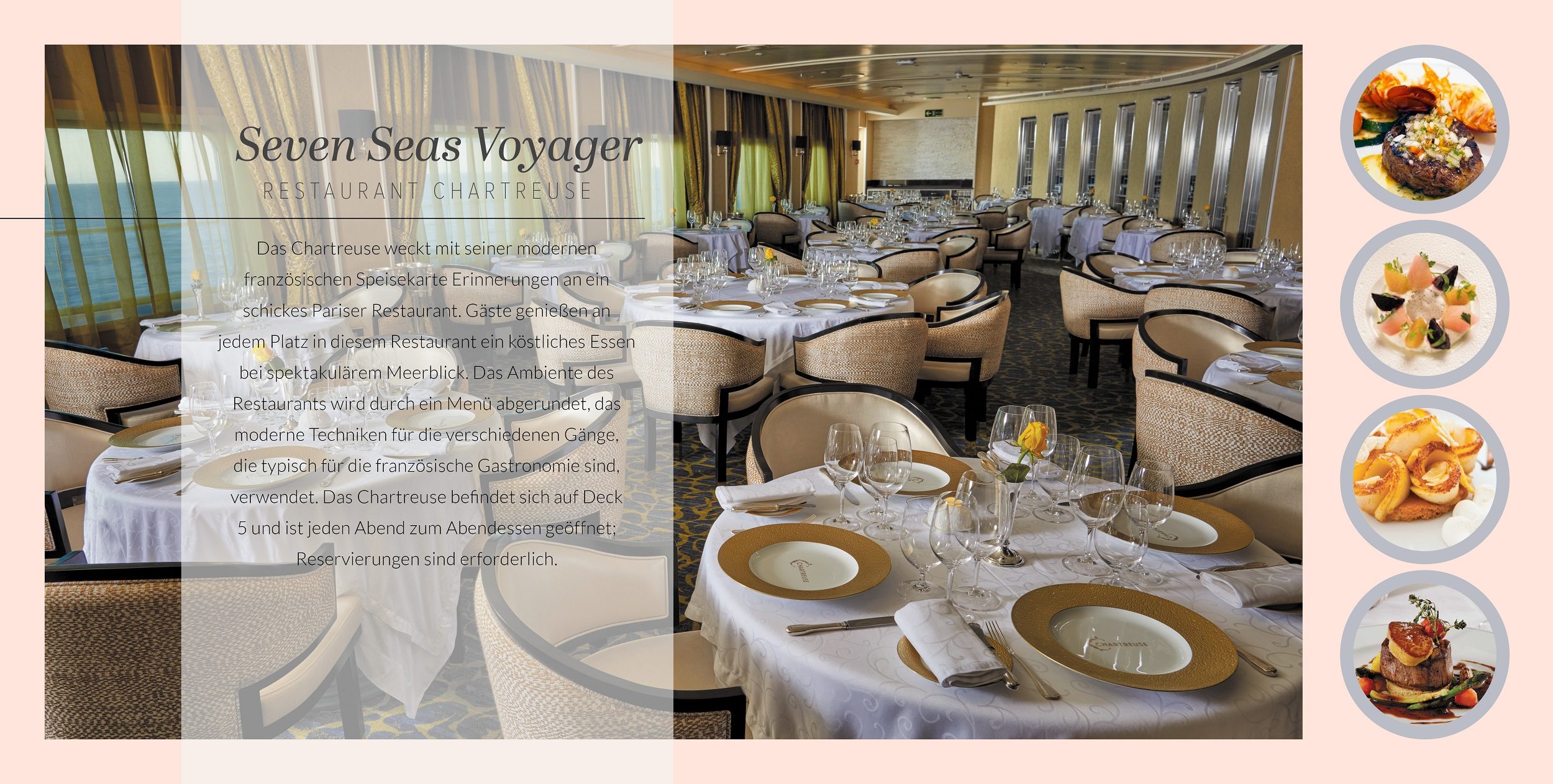Seven Seas Voyager - Restaurant Chartreuse