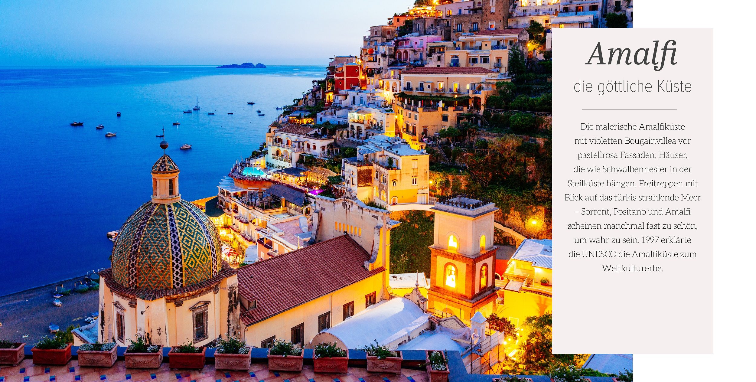 Amalfi, Positano, Italien
