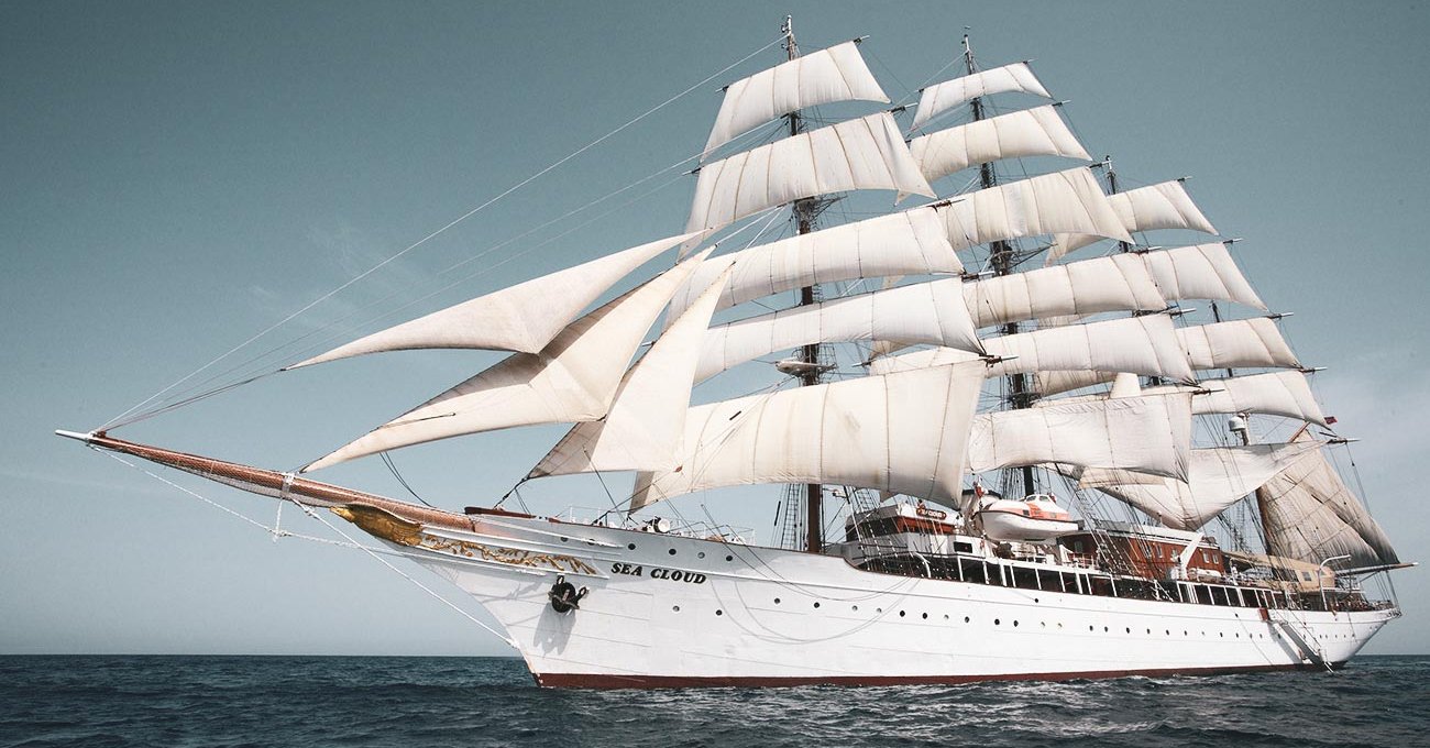 Sea Cloud Segelschiff in Fahrt